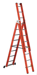 Three section ladder 3x8 steps