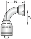 4R3160-16 SLANGKOPPL. ONE PIECE