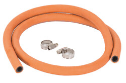 LPG-hose 10mm 1,2m+2pcs ear clips