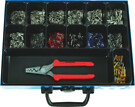 Multicore cable-end assortment